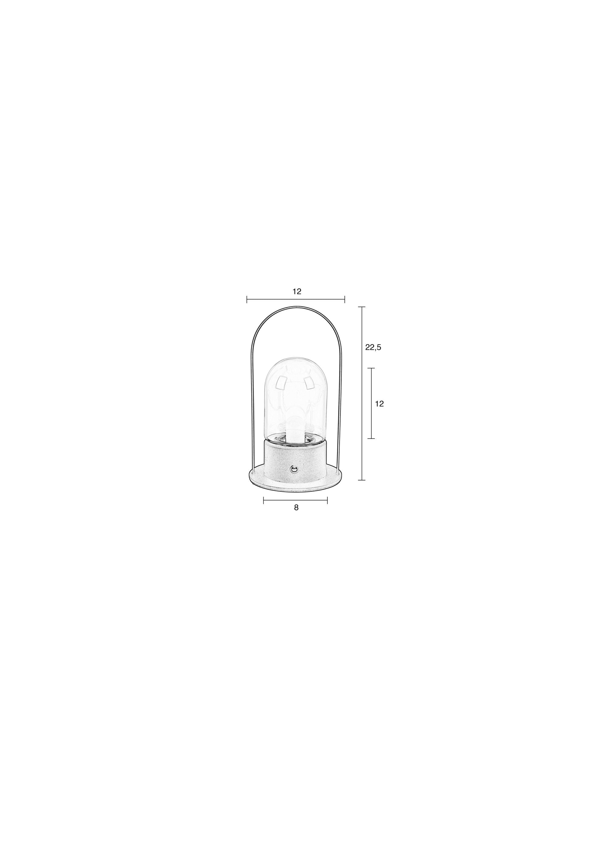 Zuiver Smarty Black Iron Table Lamp